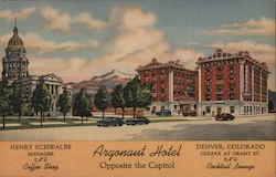 Argonaut Hotel Opposite the Capitol Denver, CO Postcard Postcard Postcard