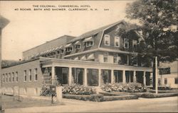 The Colonial, Commerical Hotel Postcard