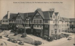 Eureka Inn, On the Redwood Highway California Postcard Postcard Postcard