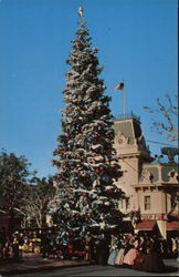 Disneyland at Christmas Postcard