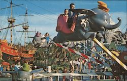 Dumbo - Fantasyland in Disneyland Anaheim, CA Postcard Postcard Postcard