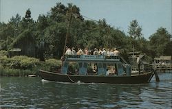 Keel Boat in Frontierland Anaheim, CA Disney Postcard Postcard Postcard