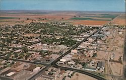 Aerial View of Town Holtville, CA Postcard Postcard Postcard