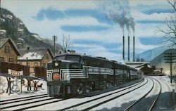 New York Central System - Pittsburgh & Lake Erie Railroad Co. Postcard