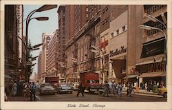 State Street, Chicago Illinois Postcard Postcard Postcard