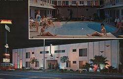 Acapulco Motel and Apartments Bellflower, CA Postcard Postcard Postcard