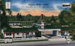 Topper Motor Hotel Postcard