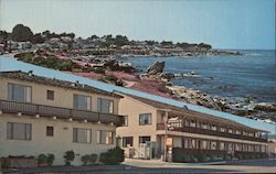 Borg's "Ocean Front" Motel Postcard