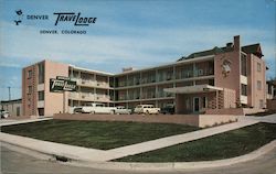 Denver TraveLodge Colorado Postcard Postcard Postcard