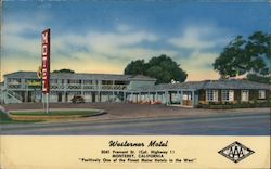 Westerner Motel Postcard