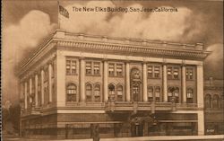 The New Elks Building San Jose, CA Postcard Postcard Postcard