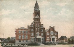 City Hall Fort William, ON Canada Ontario Postcard Postcard Postcard