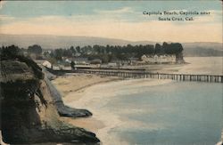 Capitola Beach Santa Cruz, CA Postcard Postcard Postcard