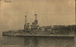 U.S.S. Florida Battleships Postcard Postcard Postcard