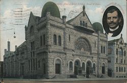 Baptist Temple & College - Broad & Berks Postcard