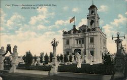 Capt. Young's Residence on $1,000,000,000 Pier Postcard