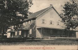 London Grove Meeting House, built 1818 West Marlborough, PA Postcard Postcard Postcard