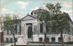 Lincoln City Library Postcard