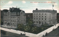 Post Office and City Hall Postcard