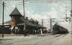 P. & R. Station Norristown, PA Postcard Postcard Postcard