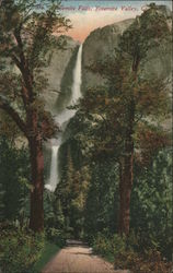 Yosemite Falls Postcard