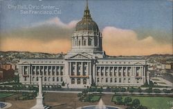 City Hall, Civic Center Postcard