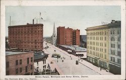 Brown Palace, Metropole and Savoy Hotels Postcard