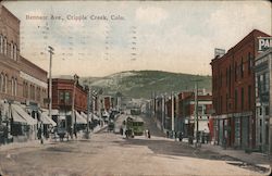 Bennett Ave., Cripple Creek, Colo. Postcard