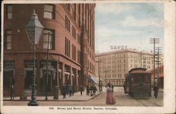 Brown and Savoy Hotels Denver, CO Postcard Postcard Postcard