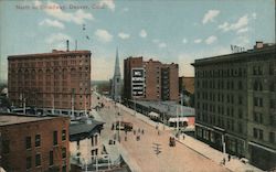 North On Broadway Postcard