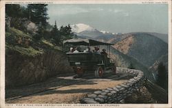 Pike's Peak From Inspiration Point Postcard