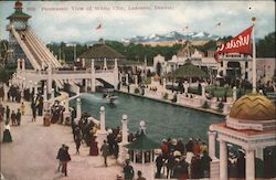 Panoramic View of White City, Lakeside Postcard