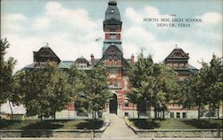 North Side High School Postcard