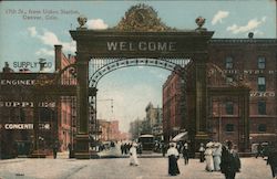 17th St., From Union Station Postcard