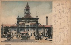 Welcome Arch, Union Depot Denver, CO Postcard Postcard Postcard