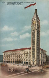 The Daniels & Fisher Stores Co., Established Oct 6, 1864. Height of Tower, 330 Feet Postcard