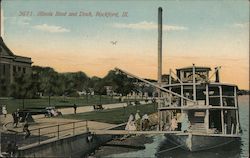 Illinois Boat and Dock Postcard