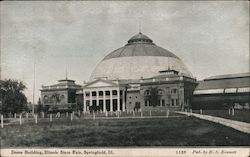 Dome Building, Illinois State Fair Postcard