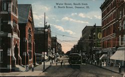 Water Street, South from E. North Street Postcard