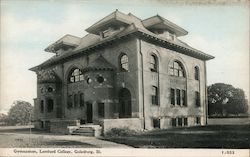 Gymnasium, Lombard College Galesburg, IL Postcard Postcard Postcard