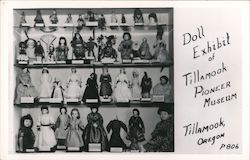 Doll Exhibit of Tillamook Pioneer Museum Postcard