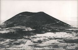 Airview showing road to top of Capulin Mountain National Monument Postcard