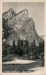 Three Brothers Yosemite National Park Postcard Postcard Postcard