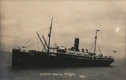 SS Bear Astoria Oregon Postcard