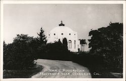 Temple Rosicrucian Fellowship Postcard