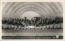 Los Angeles Philharmonic Orchestra in the Hollywood Bowl Postcard