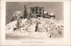 Winter View of the Lick Observatory, Mount Hamilton San Jose, CA Postcard Postcard Postcard