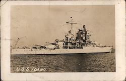 U.S.S. Idaho Postcard