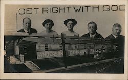 Get Right with God. Anderson Campaign Political Postcard Postcard Postcard