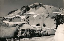 Snow Banks in August 1938 Postcard